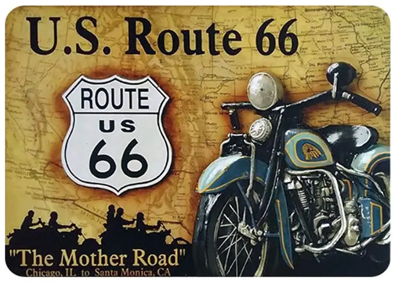 Metal Vintage Tin Sign Decor-Motorcycle for Garage Home Bar Pub Shop Funny Retro Wall Art Sign 12