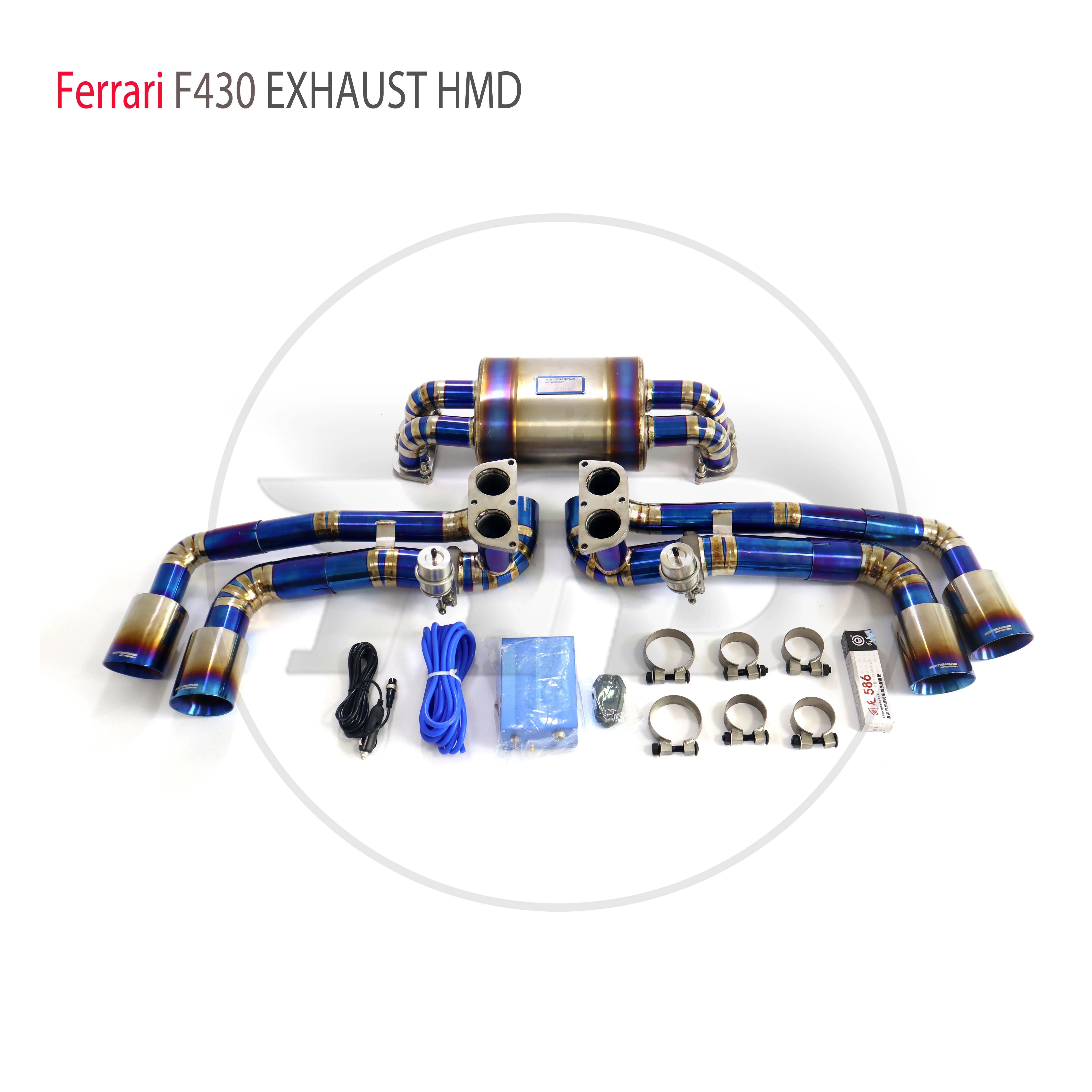 Выхлопная система HMD из титанового сплава эффективный Catback для Ferrari F430 Spider 4.3L