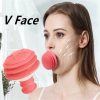 silicone v face facial lifter muscle massager face trainer face lift nasolabial pattern remover face jaw exercise line ball