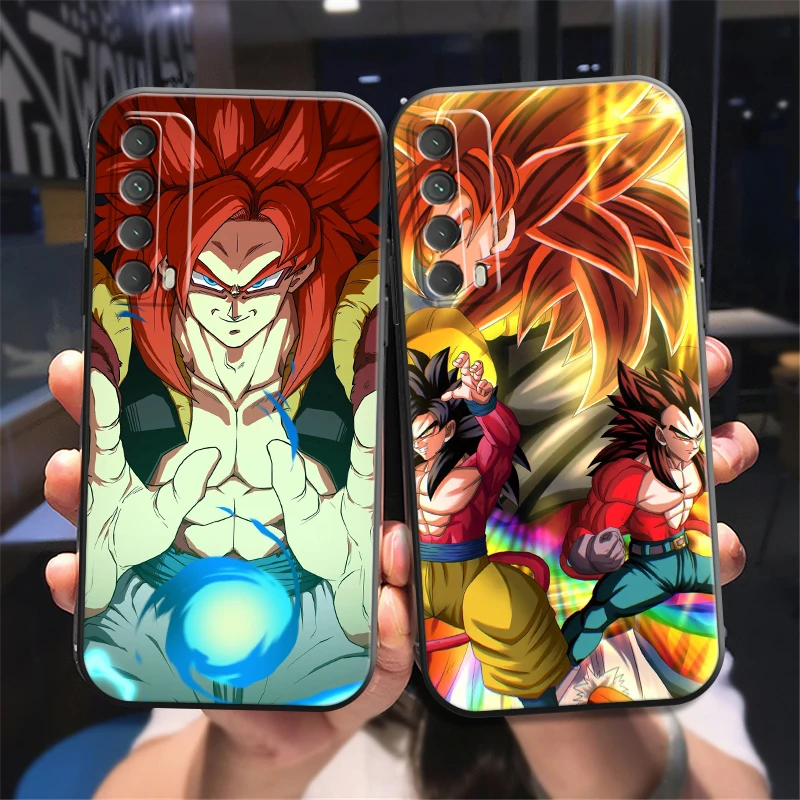 

Japanese Anime Dragon Ball Phone Case For Huawei P Smart Z 2019 2021 P20 P20 Lite Pro P30 Lite Pro P40 P40 Lite 5G