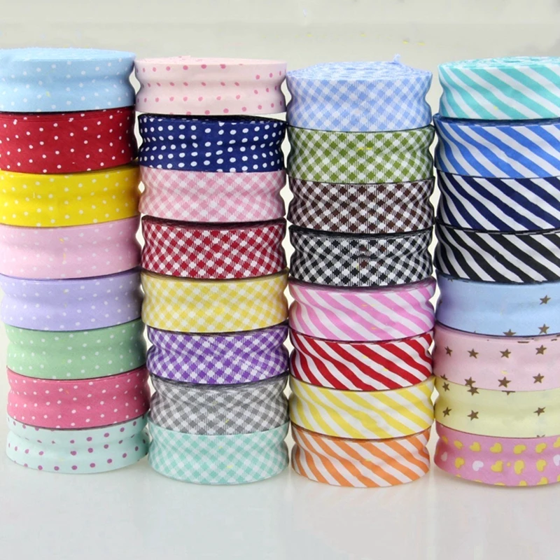 1 дюйм 25 мм хлопковая переплетная лента с косым отверстием для рукоделия одежды