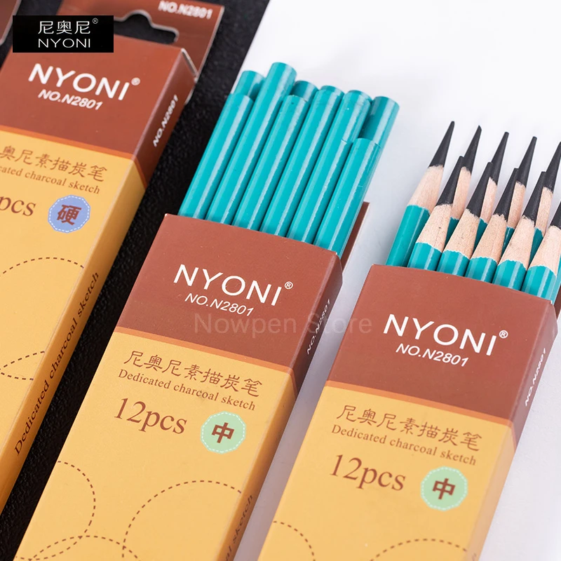 N2801 S.soft / Soft/ Medium / Hard /14b Carbon Drawing Basic Art Supplies Painting