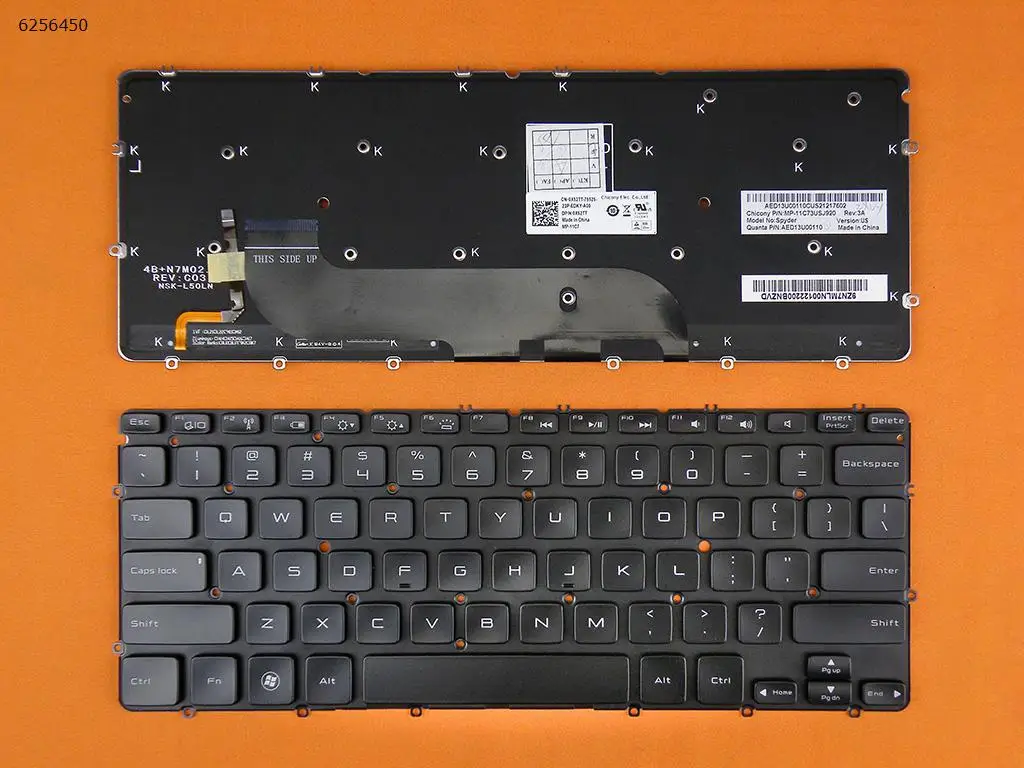 

US Laptop Keyboard for Dell XPS 13 L321X 9333 L322X 0X52TT 12 9Q23 L221X 9Q33 9Q34 BLACK With Backlit Board