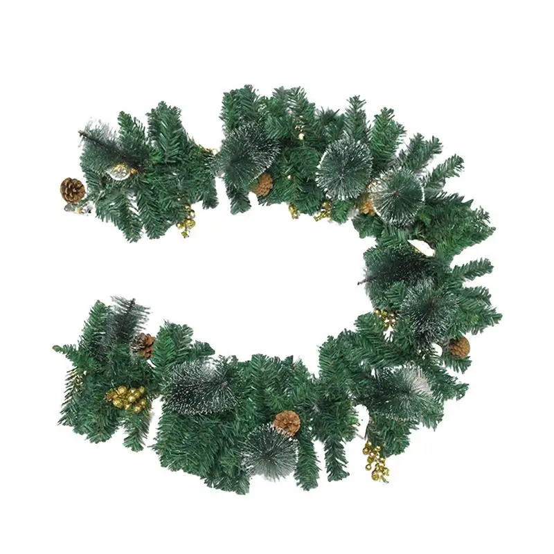 Christmas Garland Decorations 1.8m Christmas Tree Garland With Berries For Winter Outdoor And Indoor Home Garden Artificial