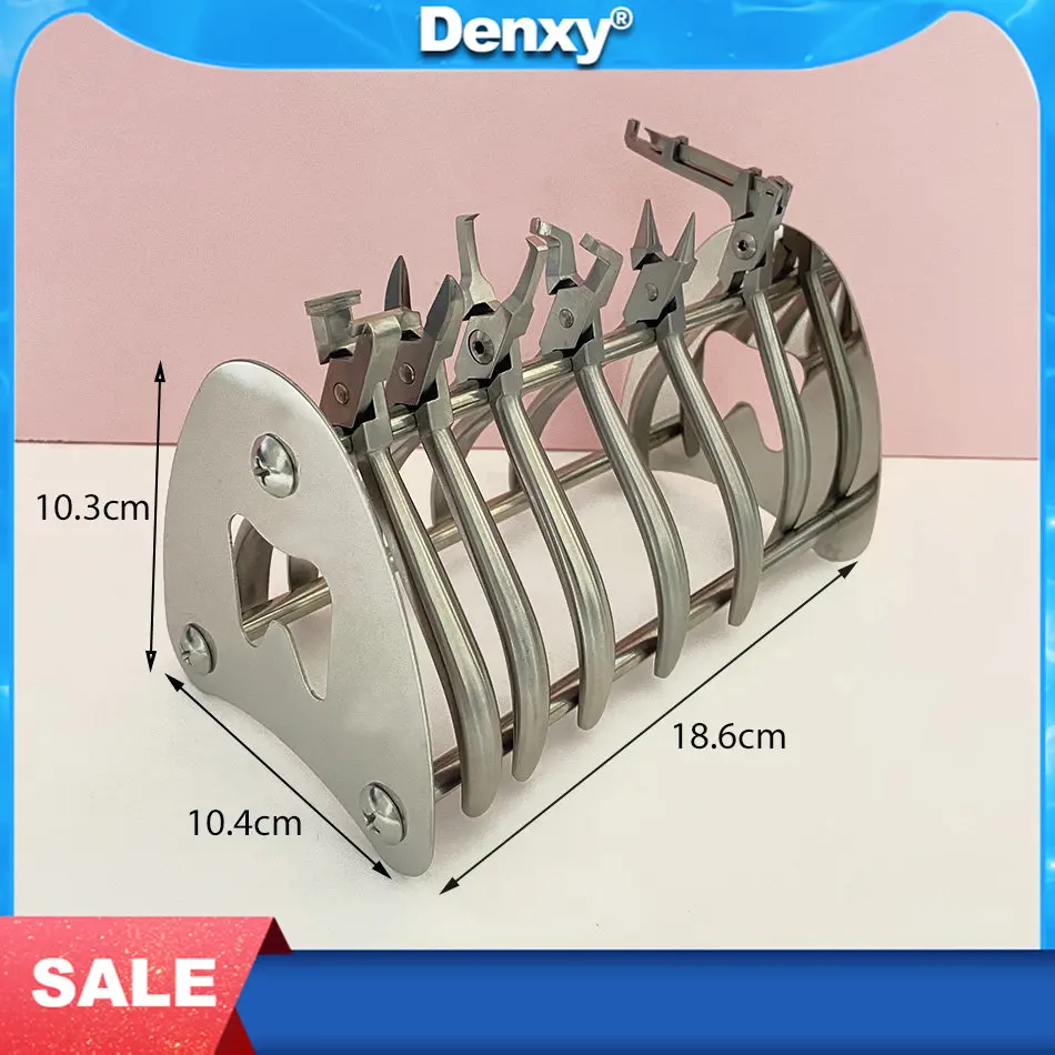 

1pc Dental Pliers Rack Dental Pliers Shelf ORTHODONTIC Pliers RACK Forceps Placement Stainless Steel Stand Holder Rack