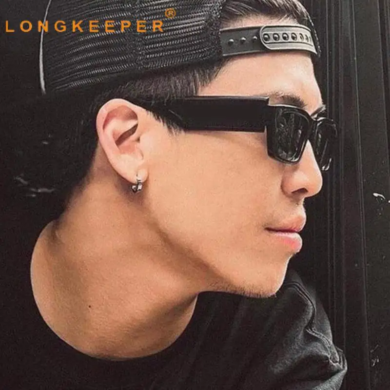 

Солнечные очки в прямоугольной оправе для мужчин и женщин, модные солнцезащитные аксессуары с леопардовым принтом, в стиле ретро, чёрные, дл...