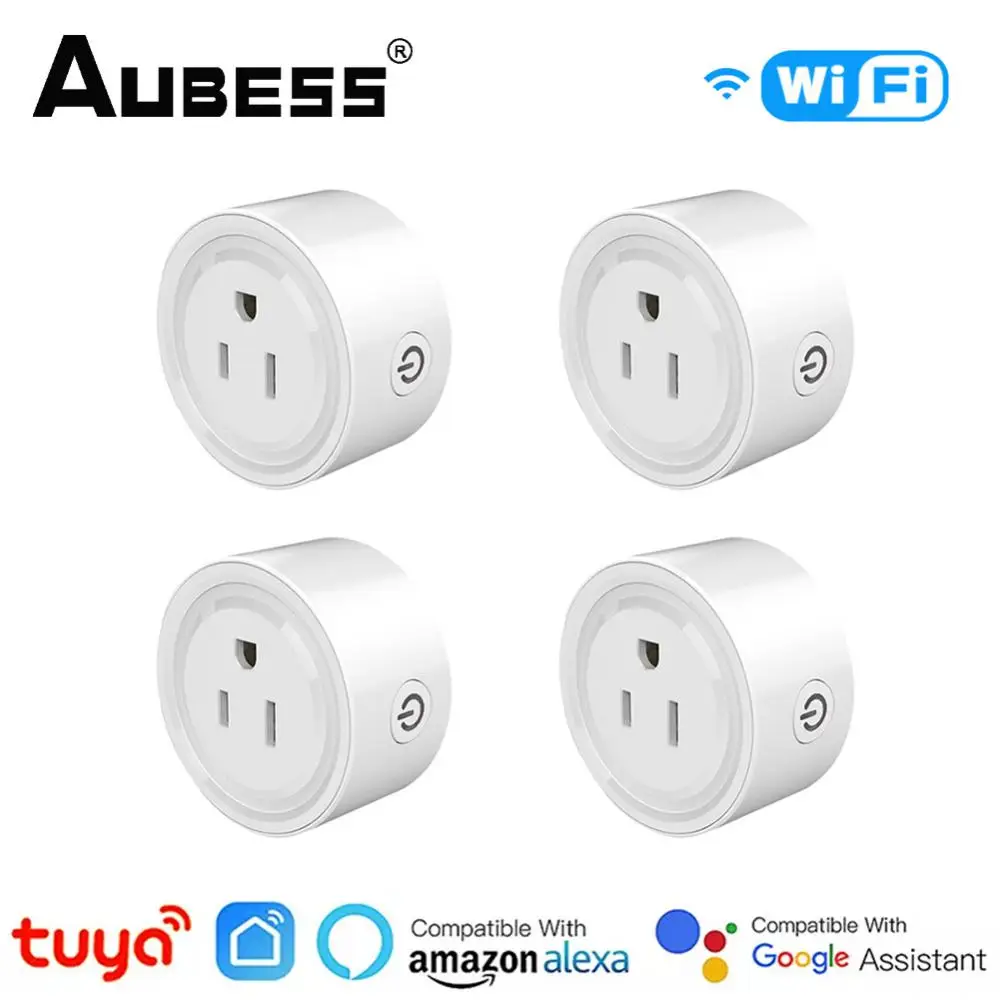 Смарт-розетка Tuya с Wi-Fi, 10/16/20 А, 4400 Вт