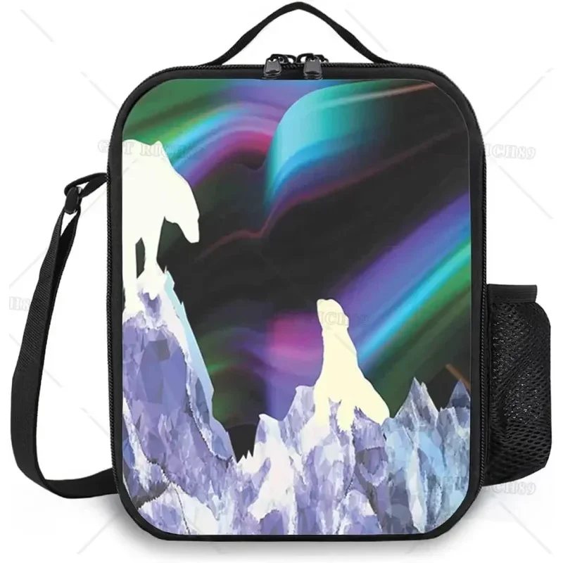 Портативный Ланч-бокс Aurora Solar с изображением звездного неба для мужчин и женщин