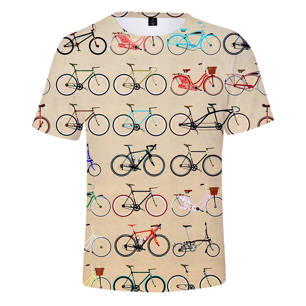 

Bike T Shirt Men/Women Fashion T Shirt Hawaii Street Style Bike 3d Print T Shirt Personalized Tshirt Cool Men Summer Casual Tops
