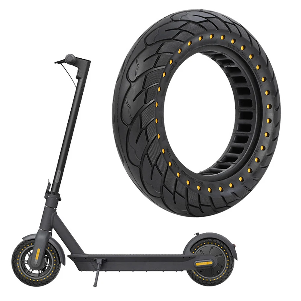 

10Inch Solid Tire 10X2.5 10x2.50 For Nine Bot Kugoo M4 MAX G30 Electric Scooter Polka Dot Inner Honeycomb Tire Rubber Part