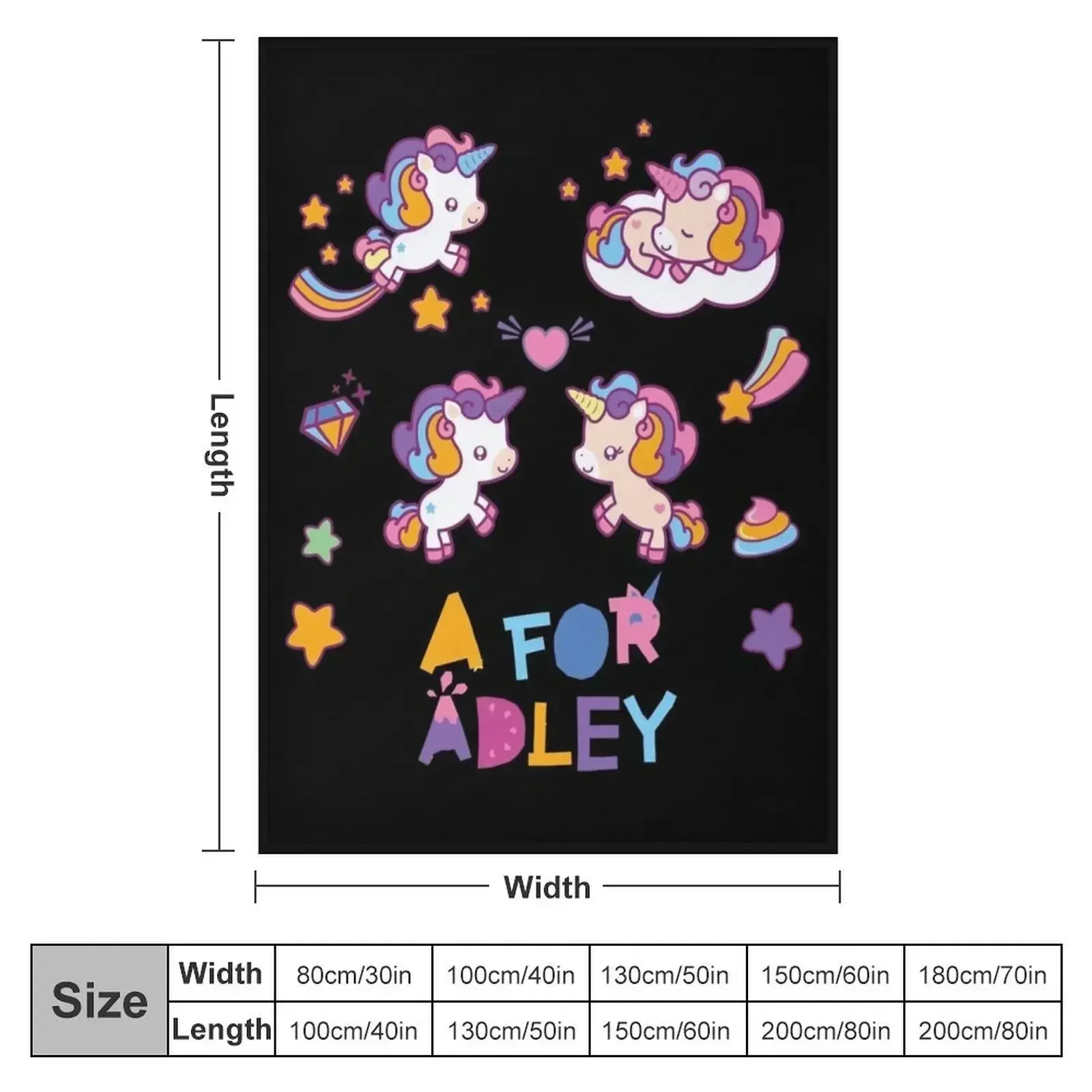 Каваи девушка a для Adley единороги забавный мультфильм 81 пледы рождественские