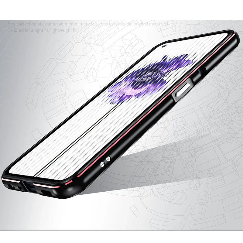 3D Strong Aluminum Alloy Case For Nothing Phone One 1 Metal Bumper Camera Lens Protector Frame Cover For Nothing Phone 1 Coque