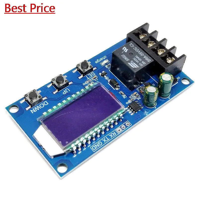 

50 шт./лот 6-60 в 10 А модуль управления зарядкой литиевой батареи, защитная плата с перезаряжаемым переключателем