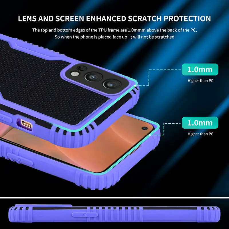 shockproof armor matte case for oneplus 9r nord 2 ce 5g one plus 8t 9 pro soft silicone airbag full protection phone back cover free global shipping