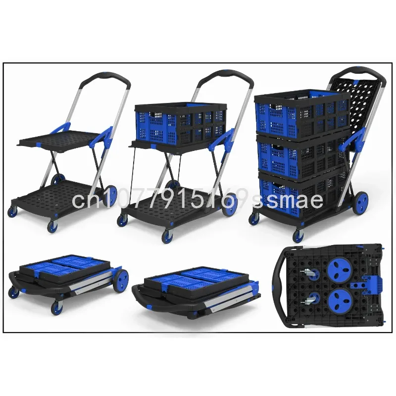 Погрузчик из легкого алюминия с коробочкой новинка складной поводок двойным