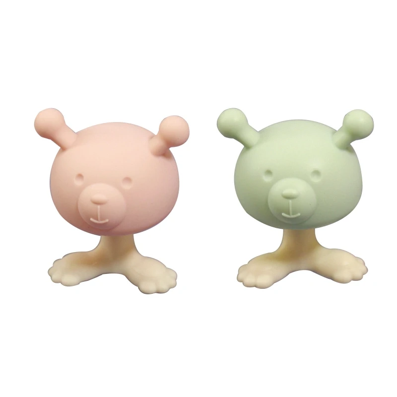 

Silicone Baby Teether Teething Toys Cartoon Chew Toy for Boys Girls Sucking Needs Infant Toddlers Teething Babies Toy QX2D