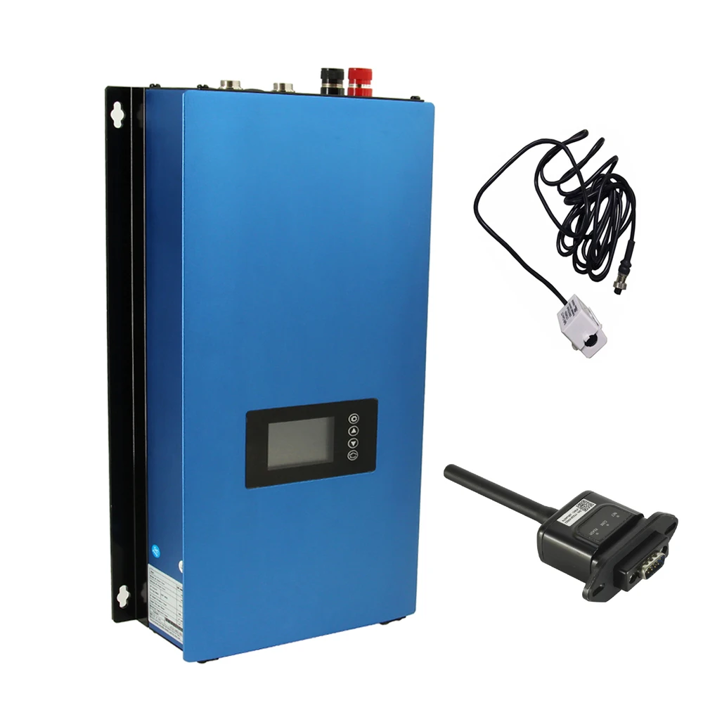 

2000W Inverter MPPT Solar Power Panel Battery on Grid Tie Inverter 45-90VDC AC 220V-240V LCD With Limiter