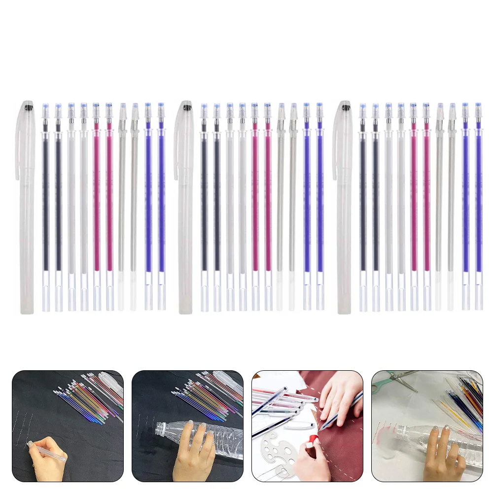 

3 набора маркировочных ручек с нагревательной тканью, практичные маркеры для шитья, квилтинга, строительные ручки