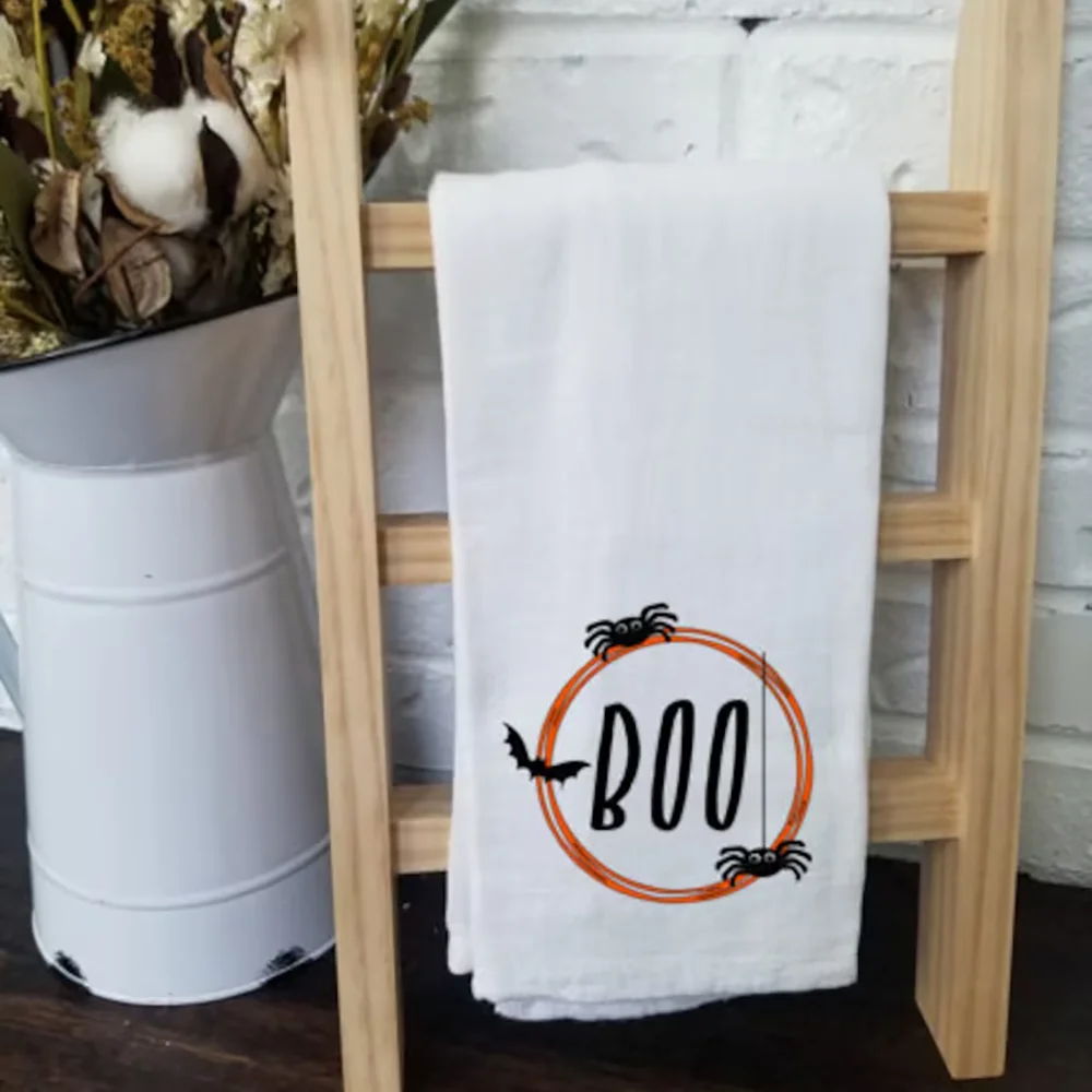 

Хлопковое кухонное полотенце Boo Halloween HGDTFF