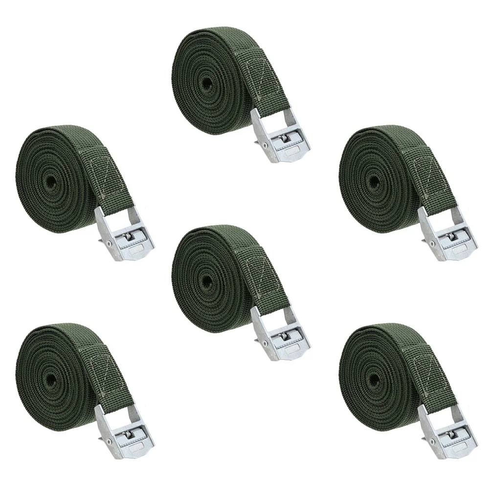 

6Pcs Cargo Lashing Belt Ratchet Sling Belt Securing Straps Heavy Duty Lashing Straps Buckle Lashing Strap