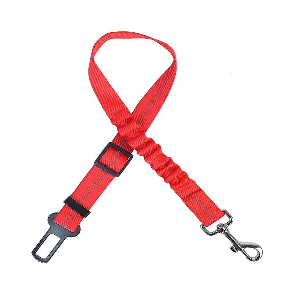 

1pc Pet Car Seat Belt Adjustable Dog Seat Belt Reflective Safety Rope Traction Rope For Pet Chest Strap