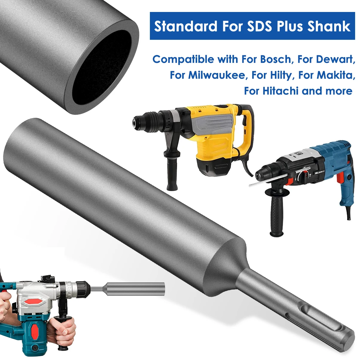

Durable Ground Power Tools For Plus Steel 3/4inch For Rod Ground Rods Accessories Driver 5/8inch Hardened