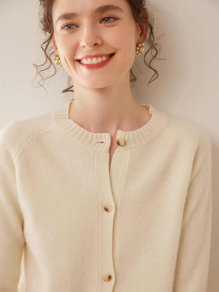 Erdos Ci осенне-зимний утолщенный теплый кардиган из ангоры женский 00% чистый