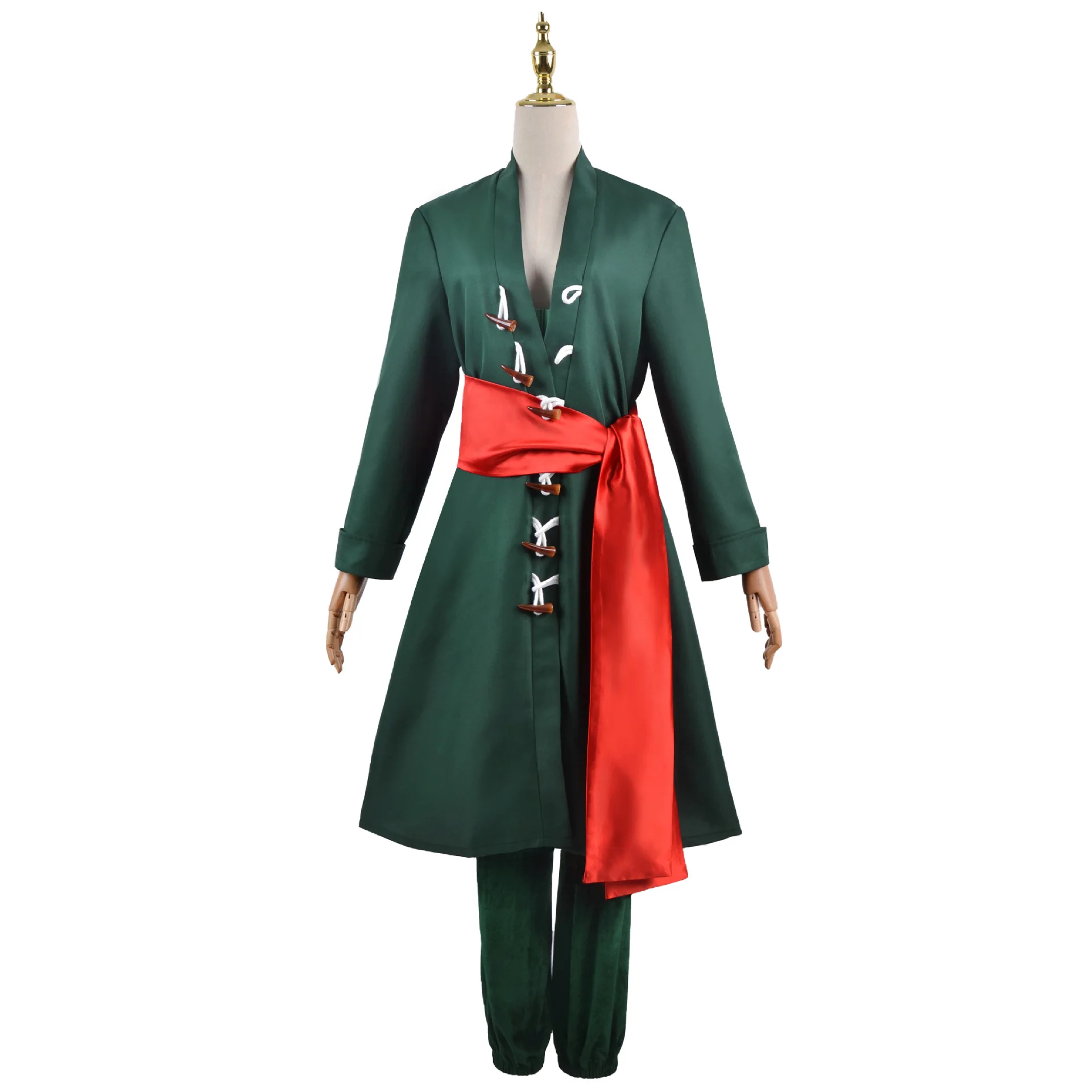 

Anime Roronoa Zoro Cosplay Costume Wano Kuni Country Kimono Robe Full Suit Outfits Halloween Carnival Suit