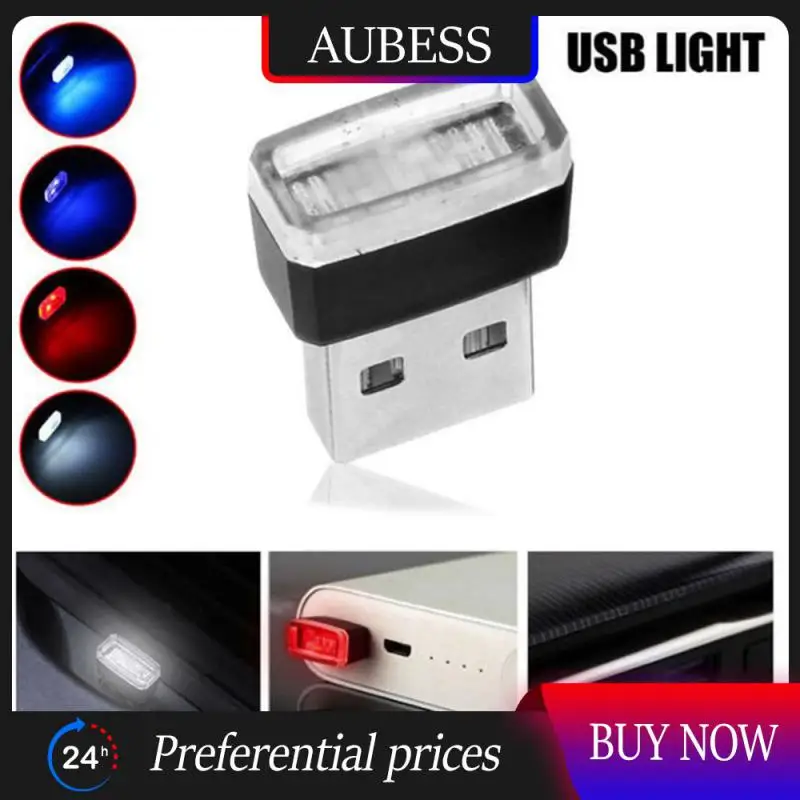 

Universal Usb Ambient Light Mini Car Usb Light Emergency Lighting Usb Led Light Atmosphere Car Accessories Portable
