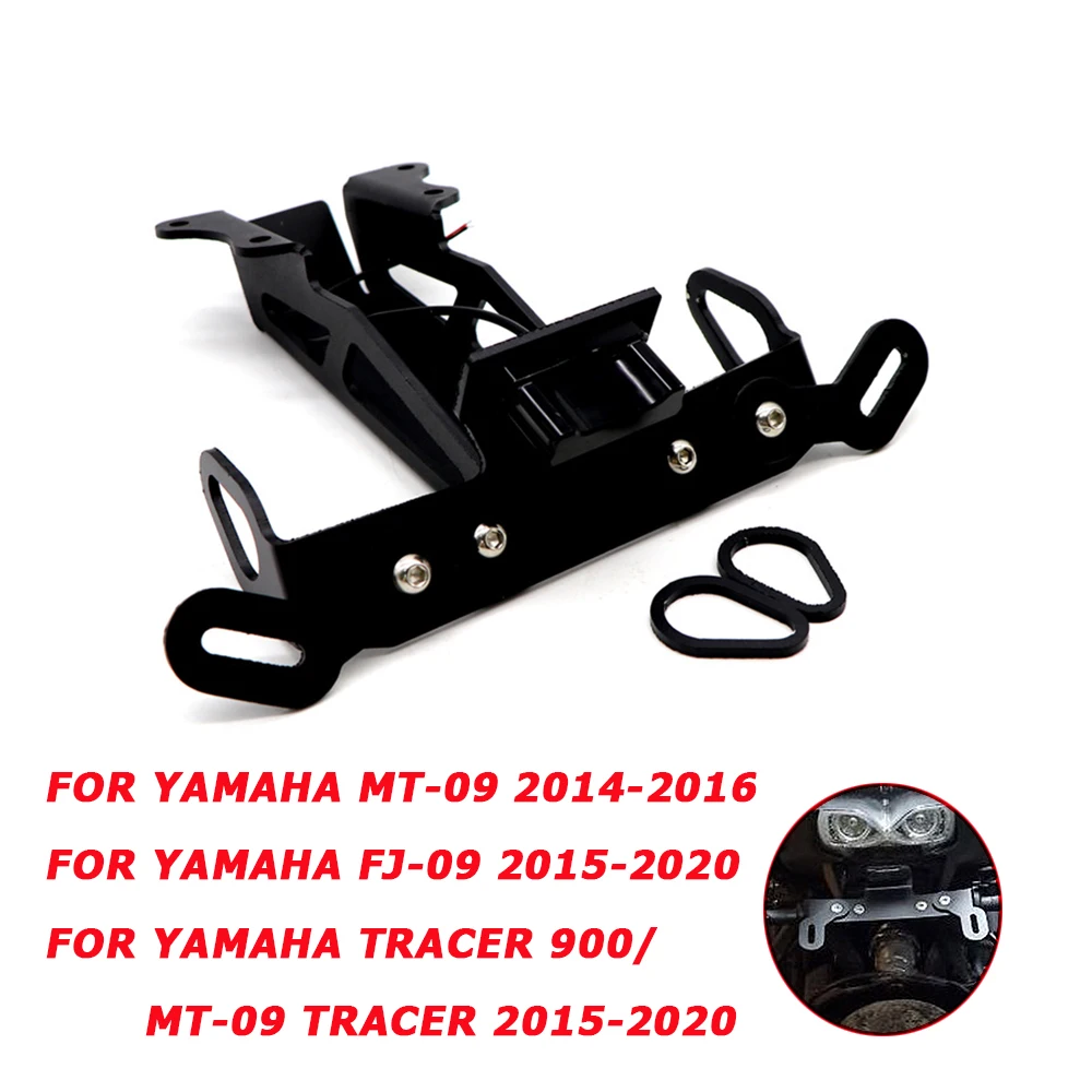 

For YAMAHA FJ09 FJ-09 MT-09 Tracer 900 2015-2019 LED Light License Number Plate Frame Holder Bracket Tail Tidy Fender Eliminator