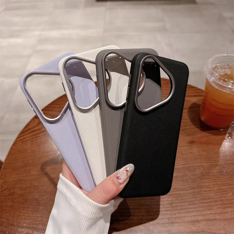 Цветной кожаный чехол для телефона Huawei Pura 70 Pro Plus с защитой от падения