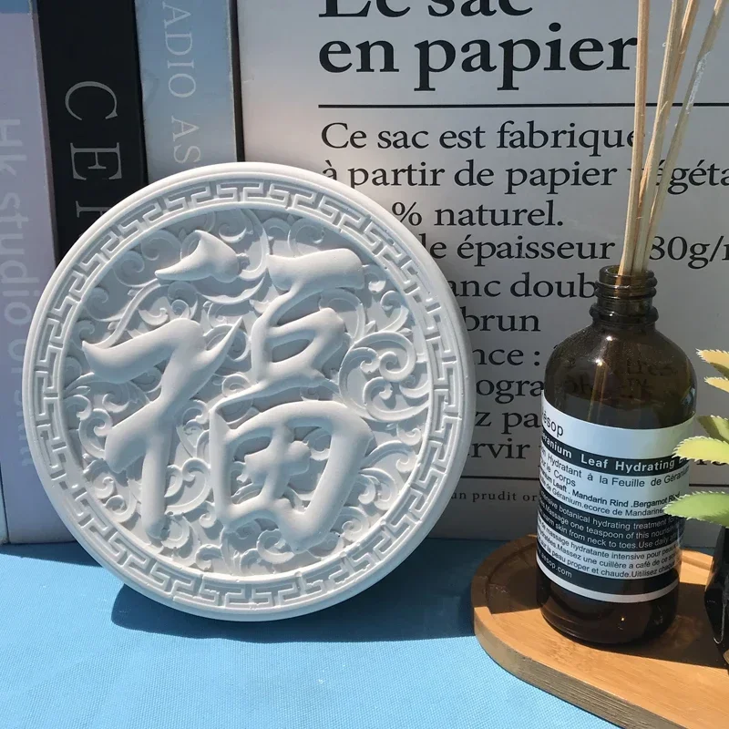 Цементный орнамент кирпичная абразивная стена Fu Подставка под чайник модель