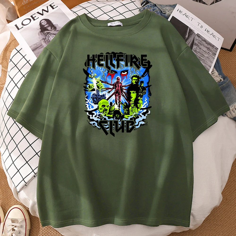 

Женские футболки с принтом Hellfire Club 1 Icon, модная уличная одежда, креативные Личные футболки, женские футболки