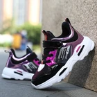 Детская спортивная обувь для девочек, сезон осень-зима 2021, Плюшевые Теплые повседневные кроссовки, Детская теннисная легкая обувь для бега, новая модная обувь