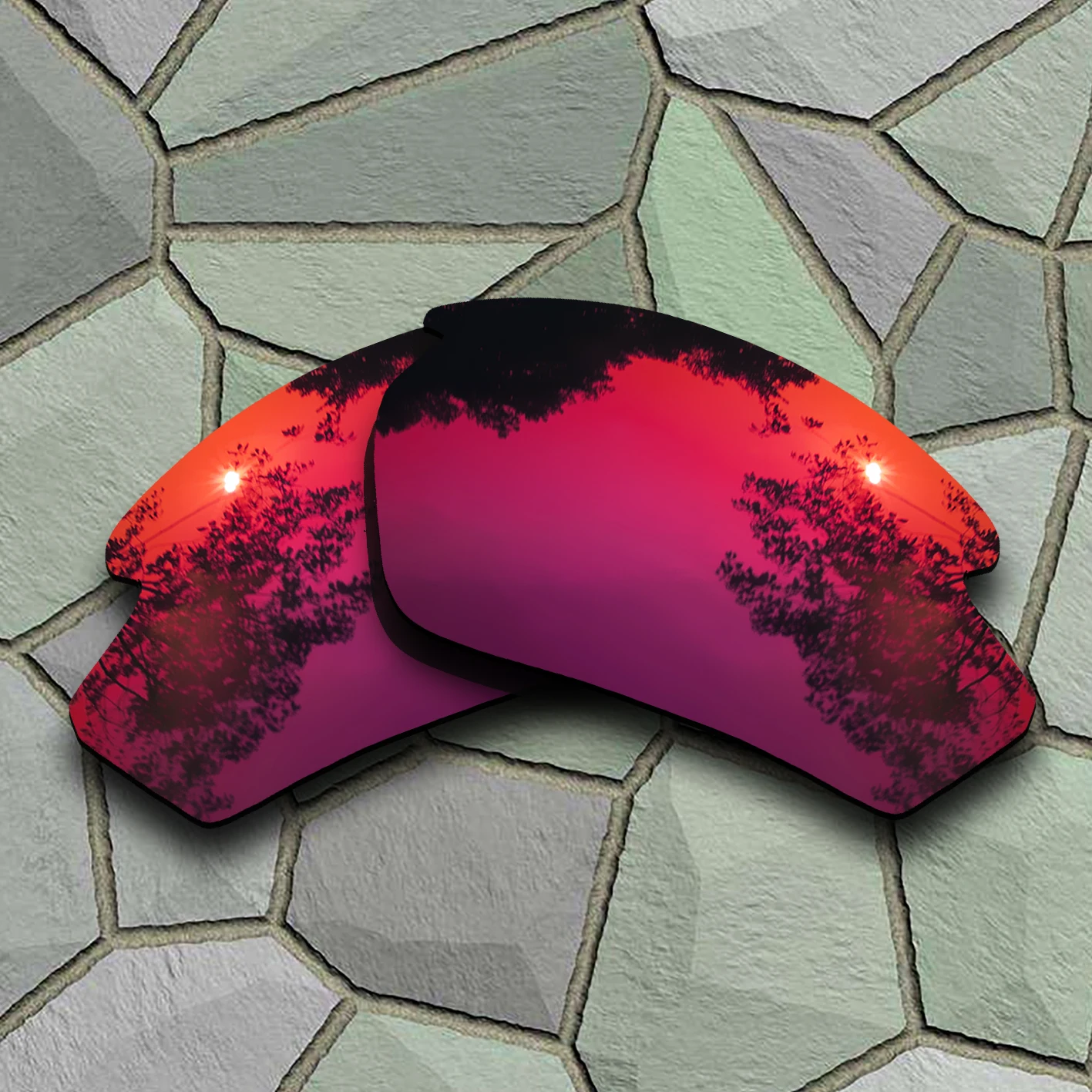 Фиолетово-красные солнцезащитные очки поляризационные сменные линзы для Rudy Project