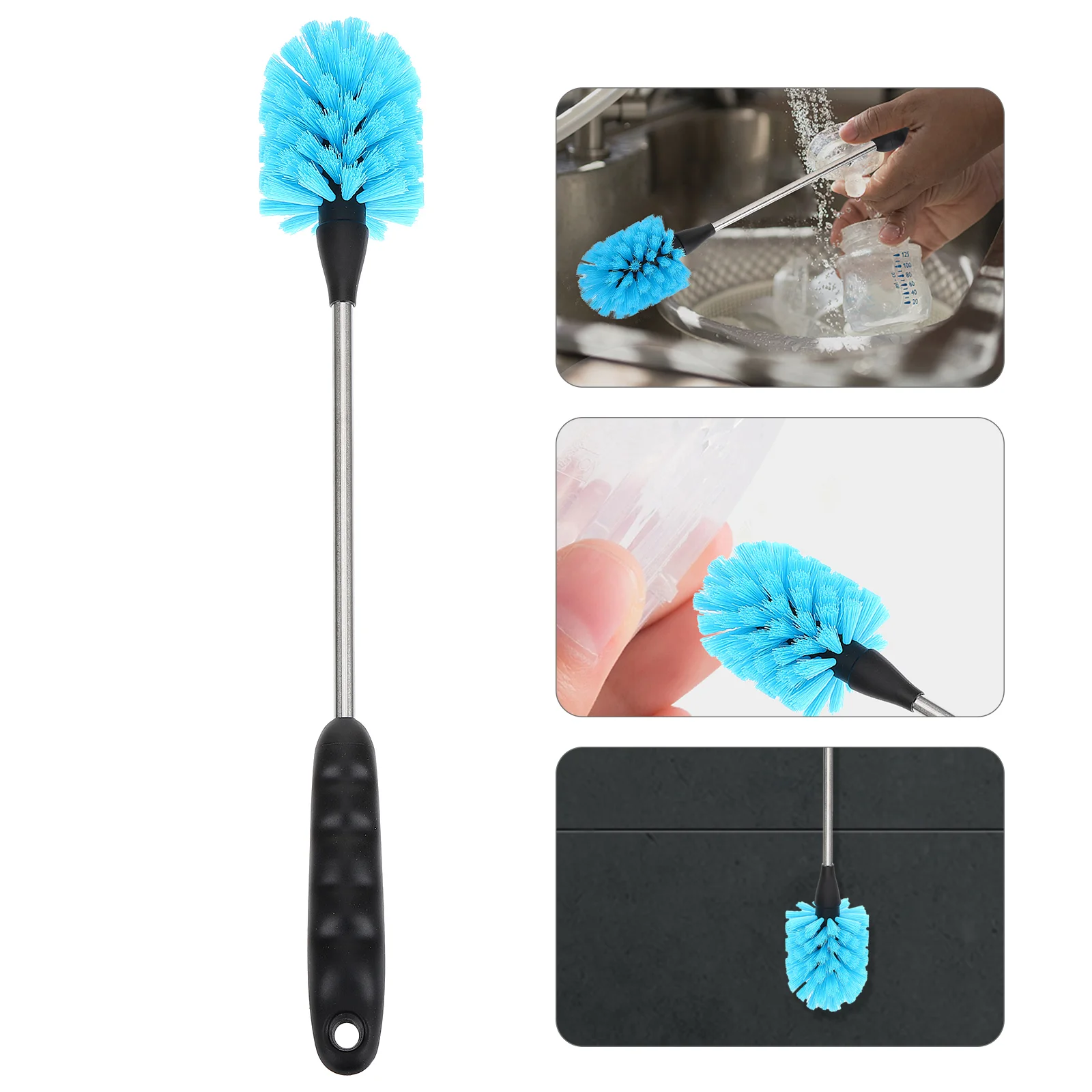 

Cup Cleaning Brush Extra Long Bottle Water Handle Handled Scrub Brushes Baby Cleaner