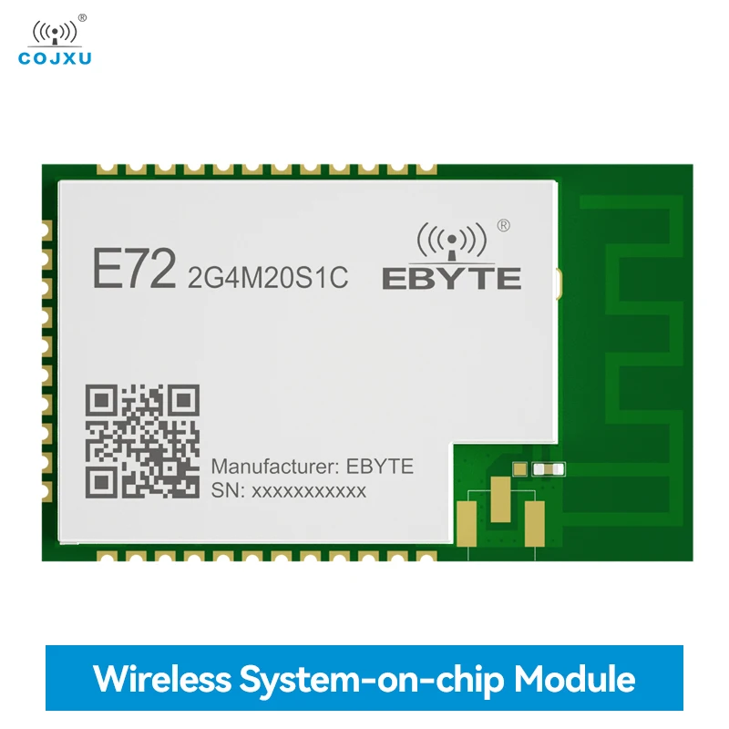 

CC2674P10 2.4GHz Zigbee Wireless Module 20dBm COJXU E72-2G4M20S1C BLE SoC Module PCB Antenna Small Size Support Multi Protocol