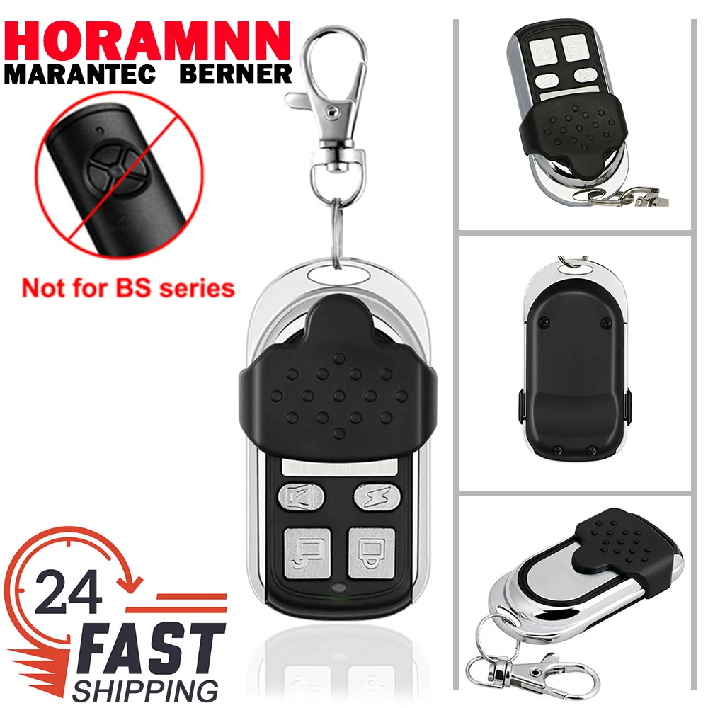 

HORMANN HS1 HSE2 HSM4 MARANTEC Digital 382 384 304 313 321 323 868 BERNER BHS121 Garage Remote Control Opener Barrier Keychain