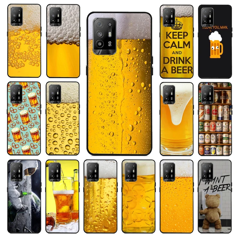 

World Beers Alcohol Summer Bubble Phone Case for OPPO A54 A74 A94 A53 A53S A9 A5 A15 A91 A95 A73 A31 A52 A93 A92