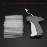 1pcs tag gun 3000 pcs 39mm barbs 1 needle garment handheld clothes price label tagging gun with tag