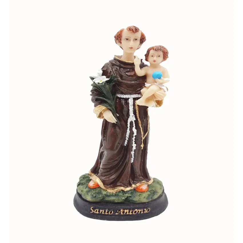 

Saint Anthony Sculpture in Resin Image 15cm Holy Casualamentor