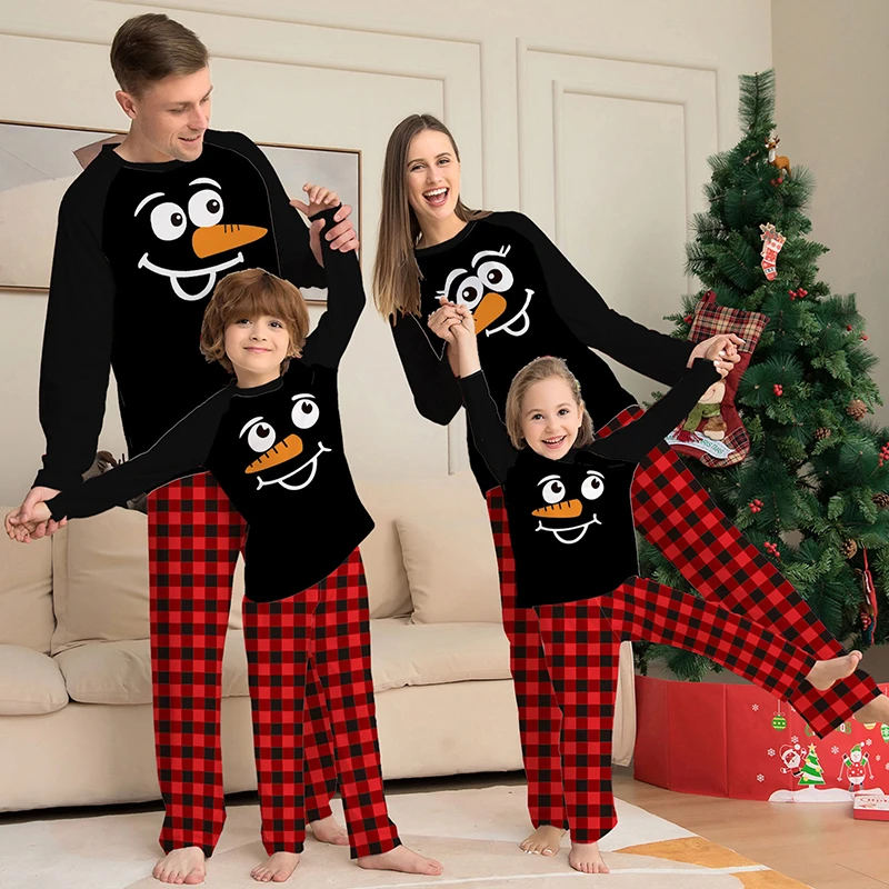 

Family Christmas Matching Pajamas Sets Father Mother Kids Mom And Daughter Sister Look Baby Parent Child Outfits Pyjamas Clothes