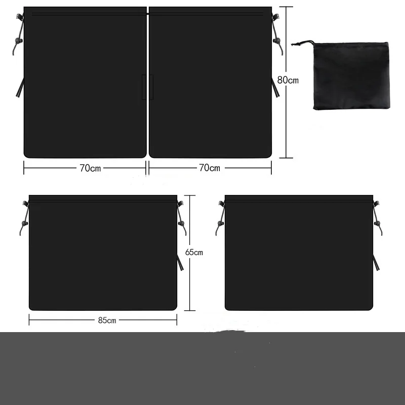 

4 шт., набор автомобильных штор для конфиденциальности, оконный козырек, конфиденциальность, путешествия, сон, ночной автомобиль, кемпинг, съемная простая занавеска, автофургон, солнцезащитные козырьки