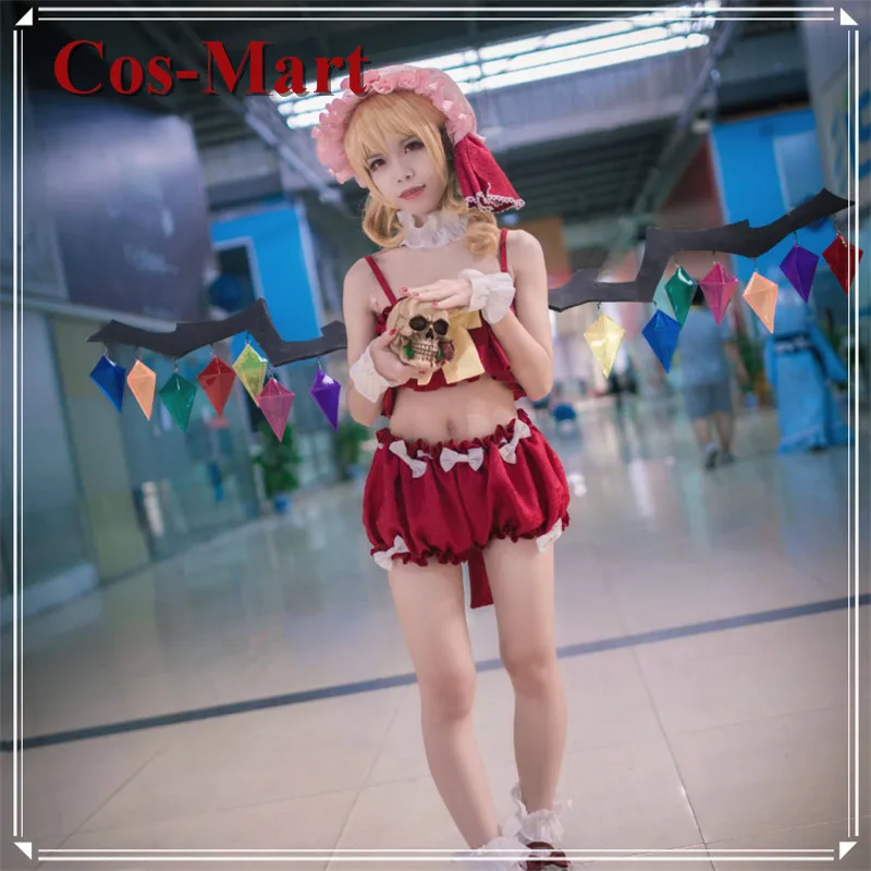 Костюм для косплея фландрид алый из игры Touhou Project фантастический летний