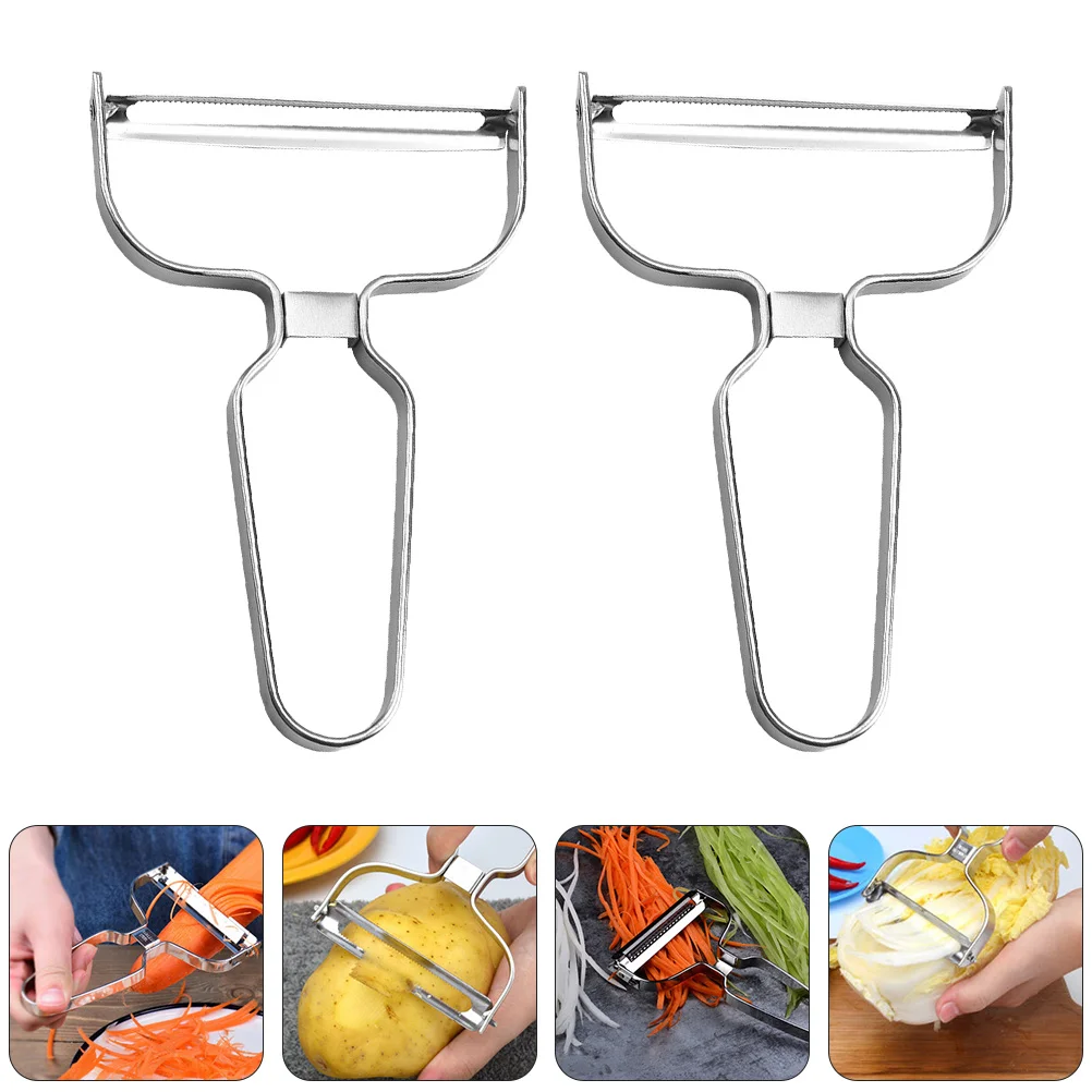 

2pcs Multifunctional Fruit Peelers Kitchen Vegetable Carrot Potato Peelers