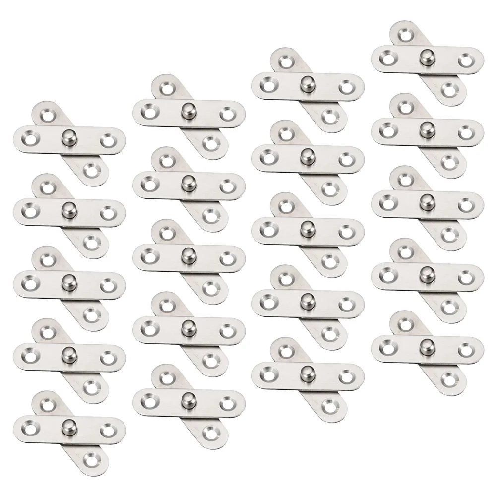 

20 шт. скрытые петли, черные дверные ручки, петли на 360 градусов, складные сверхмощные поворотные вращения, навес из нержавеющей стали 201