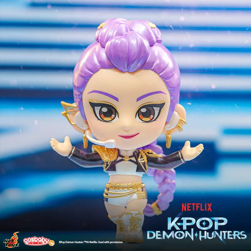 Фото Коллекционная мини-фигурка Hot Toys Cosbaby S: K-Pop айдолы Луми и Цинь Юй, ПВХ-фигурка для декора рабочего стола, для взрослых коллекционеров №2