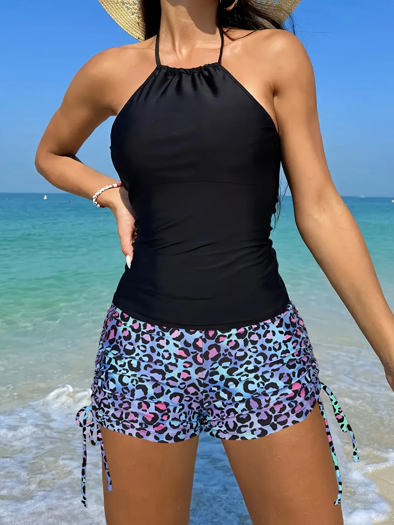 Горячая Распродажа 2024 сексуальный комплект бикини Гаваи женский купальник с