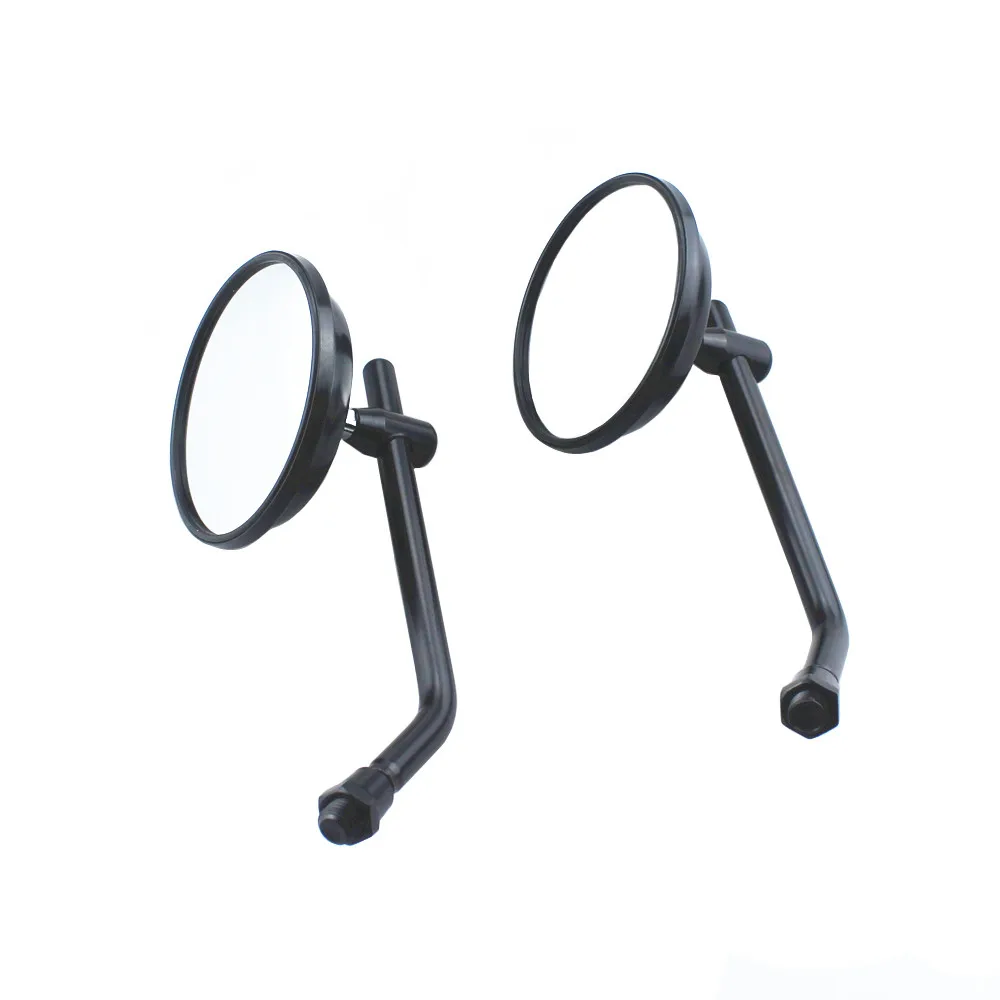 

Pair Motorcycle Rearview Side Mirror 10mm Universal Round Retro Cafe Racer Rear view Mirrors For Honda Yamaha Suzuki Kawasaki