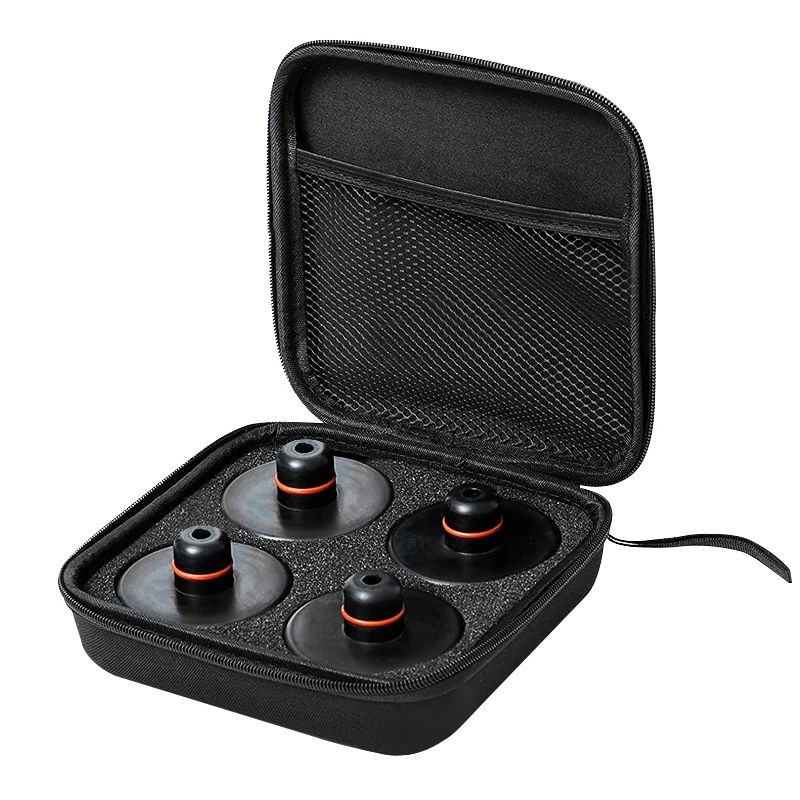 

4Pc/Set Car Rubber Lifting Jack Pad Adapter Repair Tool with Case Lifting Wear-resistant Support Chassis for Tesla Model 3 S X Y